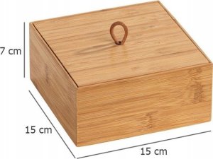 Wenko Organizer łazienkowy TERRA, bambus, 15 x 15 cm, WENKO 10