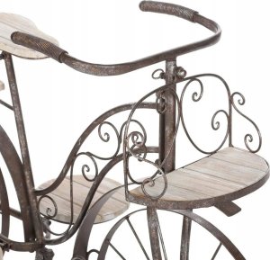 Atmosphera Metalowy kwietnik ROWER, 59 cm 2