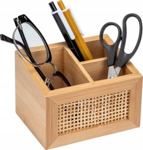 Wenko Uniwersalny pojemnik ALLEGRE BAMBOO, 3 przegrody 3