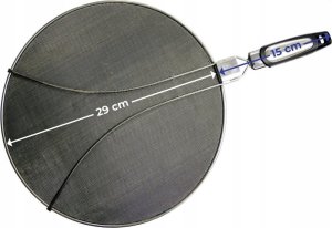 Maximex Osłona na patelnie przeciw rozpryskiwaniu tłuszczu, pochłaniająca zapachy, Ø 29 cm 3