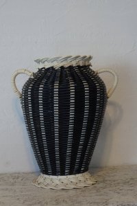 Atmosphera Wazon dekoracyjny z rattanowej plecionki Lour, 55 cm 5