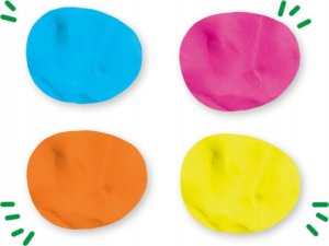 SES SES Plastelina Happy 4x90g 00512 05122 4