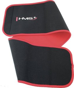 HMS Zestaw hula hop z wypustkami i obciążnikiem HMS hhw01 czarne   pas wyszczuplający br163 czerwony 18