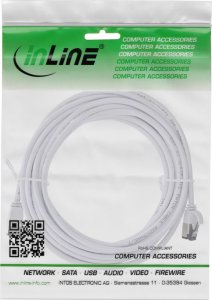 InLine InLine® Patch cable slim, U/FTP, Cat.8.1, TPE halogen-free, white 3m 2