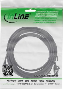 InLine InLine® Patch cable slim, U/FTP, Cat.8.1, TPE halogen-free, black 3m 2