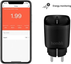 Avanca International BV Hombli smarte Steckdose EU, schwarz, 2+1 Promo Pack 6