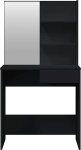 vidaXL vidaXL Toaletka, czarna, 74,5x40x141 cm 6