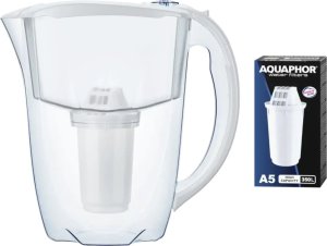 Dzbanek filtrujący Aquaphor Aquaphor Prestige 2,8L Biały dzbanek filtrujący z wkładem A5 1