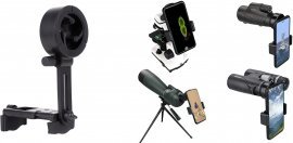 Redleaf Adapter Redleaf SOM-3 do montażu smartfonów na lunetach, teleskopach i mikroskopach 5