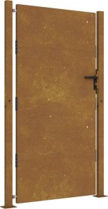vidaXL Furtka ogrodowa, 105x205 cm, stal kortenowska 2