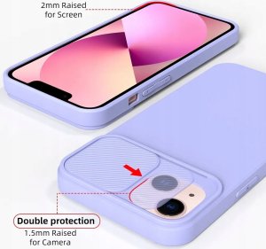 4kom.pl Futerał SLIDE do SAMSUNG A14 5G / A14 4G lawendowy 6