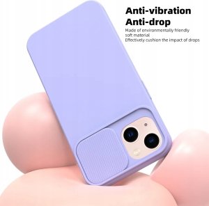 4kom.pl Futerał SLIDE do SAMSUNG A14 5G / A14 4G lawendowy 9