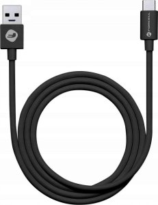 Kabel USB ForCell USB-A - USB-C 1 m Czarny 2