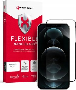 ForCell Forcell Flexible 5D - szkło hybrydowe do iPhone 12 Pro Max czarny 2
