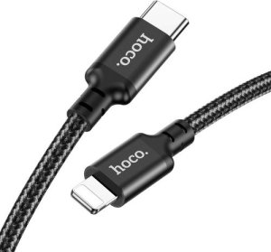 Kabel USB Hoco HOCO kabel Typ C do Lightning PD 3A 20W X14 3 m czarny 1