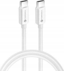 Kabel USB ForCell USB-C - USB-C 2 m Biały 10