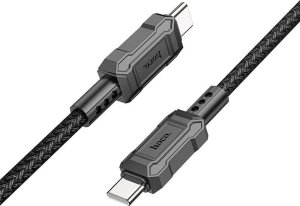 Kabel USB Hoco HOCO kabel Typ C do Typ C PD 3A 60W X94 1 m czarny 1