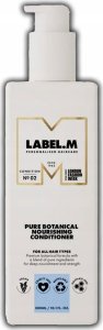 Label m Maitinantis plaukų kondicionierius Label.m Pure Botanical Natural, 300 ml 4