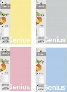 Teka Kołozeszyt A4/80K kratka Touch Pastel (5szt) 2