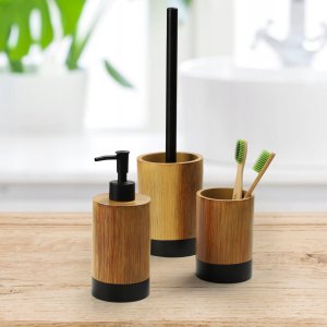 Kadax KADAX Zestaw Łazienkowy Szczotka Wc Dozownik Kubek 9