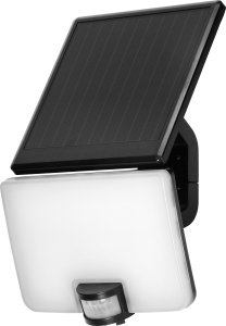 Naświetlacz Orno SOLIS LED 10W,  naświetlacz solarny z czujnikiem ruchu PIR, 1200lm, IP54, 4000K, 3000 mAh, czarny 1