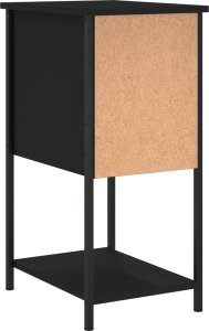 vidaXL Szafki nocne, 2 szt., czarne, 32x42x70 cm 9