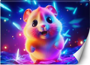 Fototapeta, Uroczy chomik neon - 300x210 1
