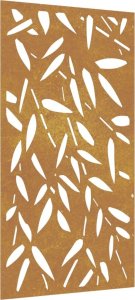 vidaXL vidaXL Ogrodowa dekoracja ścienna, 105x55 cm, stal kortenowska 2