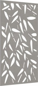 vidaXL vidaXL Ogrodowa dekoracja ścienna, 105x55 cm, stal kortenowska 3