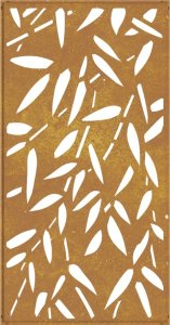 vidaXL vidaXL Ogrodowa dekoracja ścienna, 105x55 cm, stal kortenowska 5