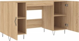 Biurko vidaXL vidaXL Biurko, dąb sonoma, 140x50x75 cm, materiał drewnopochodny 5
