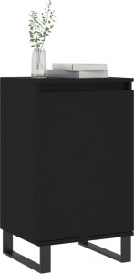 vidaXL Szafki, 2 szt., czarne, 40x35x70 cm 3