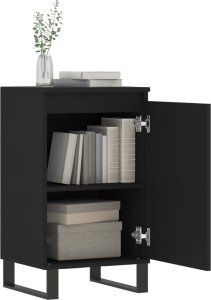 vidaXL Szafki, 2 szt., czarne, 40x35x70 cm 4