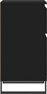 vidaXL vidaXL Szafki, 2 szt., czarne, 40x35x70 cm, materiał drewnopochodny 8