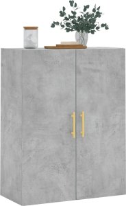 vidaXL vidaXL Szafka wisząca, szarość betonu, 69,5x34x90 cm 4
