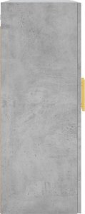 vidaXL vidaXL Szafka wisząca, szarość betonu, 69,5x34x90 cm 8
