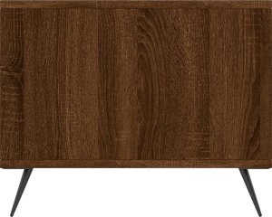 vidaXL Stolik kawowy, brązowy dąb, 90x50x40 cm 7