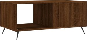 vidaXL Stolik kawowy, brązowy dąb, 90x50x40 cm 8