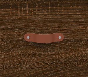 vidaXL Stolik kawowy, brązowy dąb, 90x50x40 cm 10