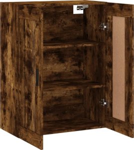 vidaXL Szafka wisząca, przydymiony dąb, 69,5x34x90 cm 7