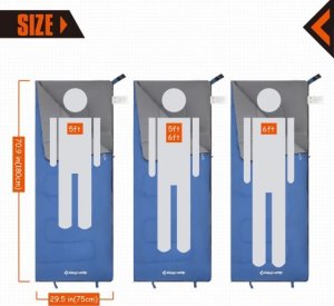 King Camp Śpiwór Turystyczny KING CAMP Oxygen Zielony 2