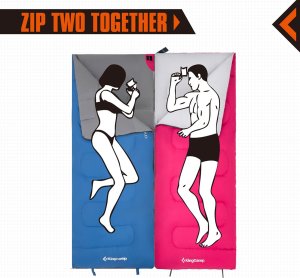 King Camp Śpiwór Turystyczny KING CAMP Oxygen Zielony 3