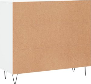 vidaXL Szafka, biała, 90x34x80 cm 7
