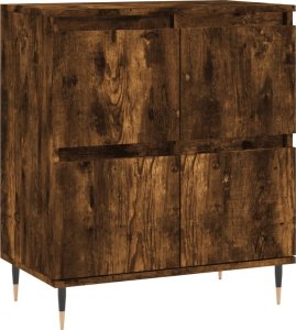 vidaXL vidaXL Komoda, przydymiony dąb, 60x35x70 cm, materiał drewnopochodny 2