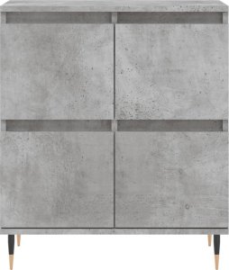vidaXL vidaXL Komoda, szarość betonu, 60x35x70 cm, materiał drewnopochodny 5
