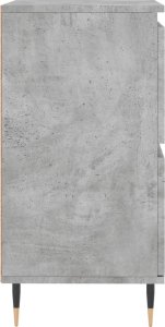 vidaXL vidaXL Komoda, szarość betonu, 60x35x70 cm, materiał drewnopochodny 7