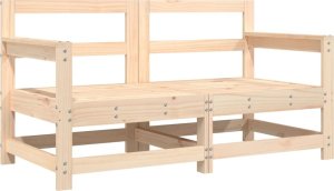 vidaXL vidaXL Fotele ogrodowe z poduszkami, 2 szt., lite drewno sosnowe 3