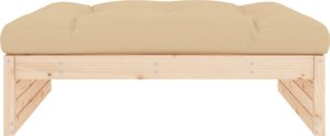 vidaXL vidaXL Podnóżek ogrodowy, 120x80 cm, lite drewno sosnowe 3