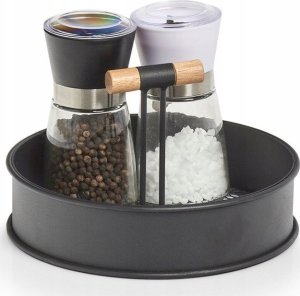 Zeller Podstawka metalowa z uchwytami, Ø 20 cm, czarna, ZELLER 2