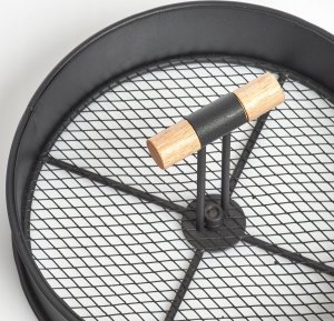 Zeller Podstawka metalowa z uchwytami, Ø 20 cm, czarna, ZELLER 4